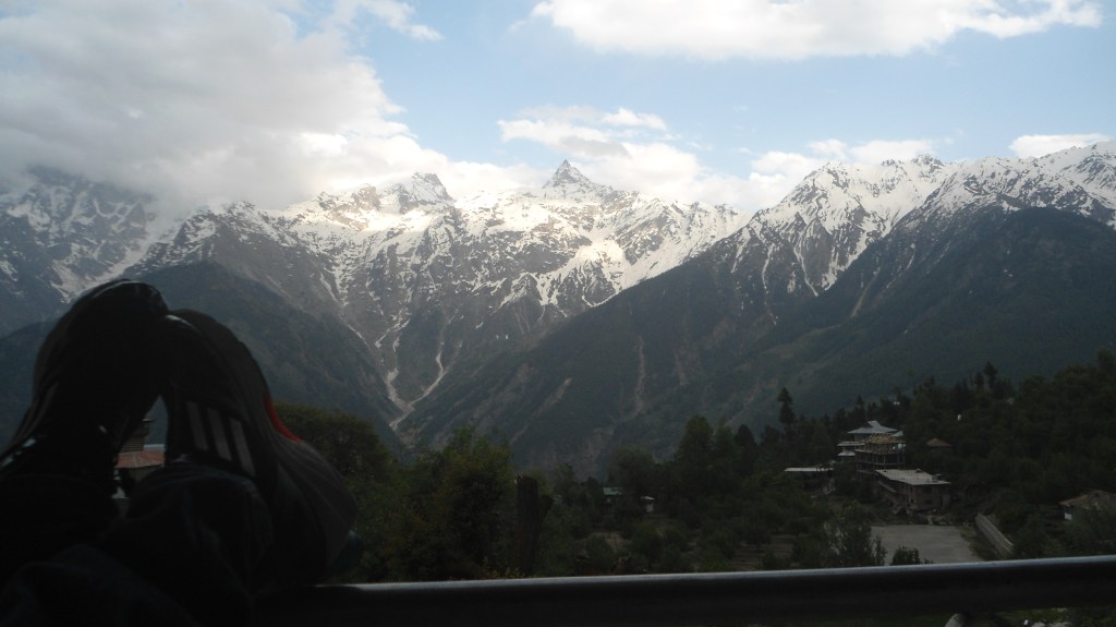 Couldn't ask for a better spot. View from our room in Kalpa