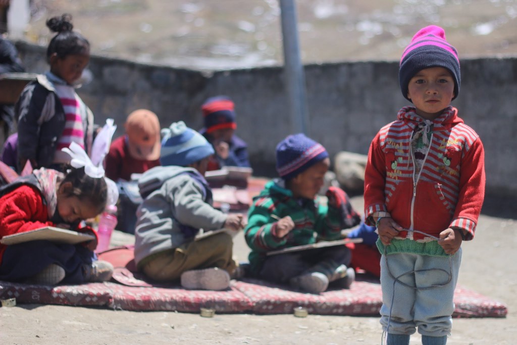 Sarva Siksha Abhiyan - Pre school in Kibber village Pic courtesy: Nikhil Anand 