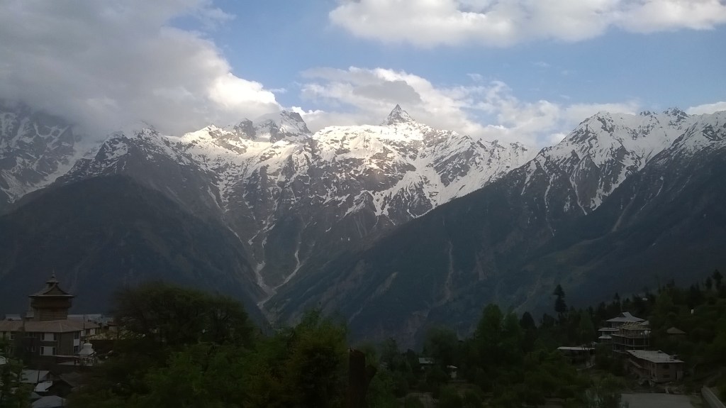 A full stretched view of Kinnaur khailash region