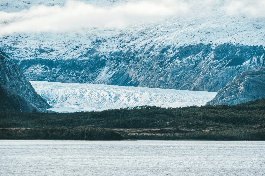 Ice glacier in Tierra Del Fiego